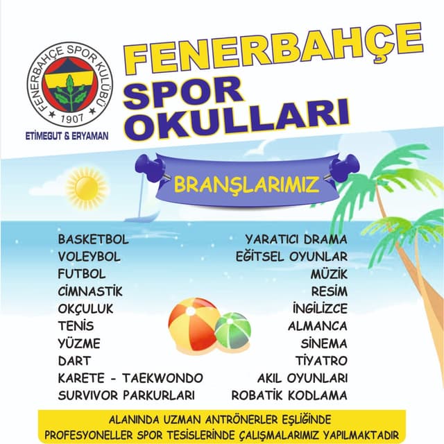 Fenerbahçe Spor Okulları Eryaman